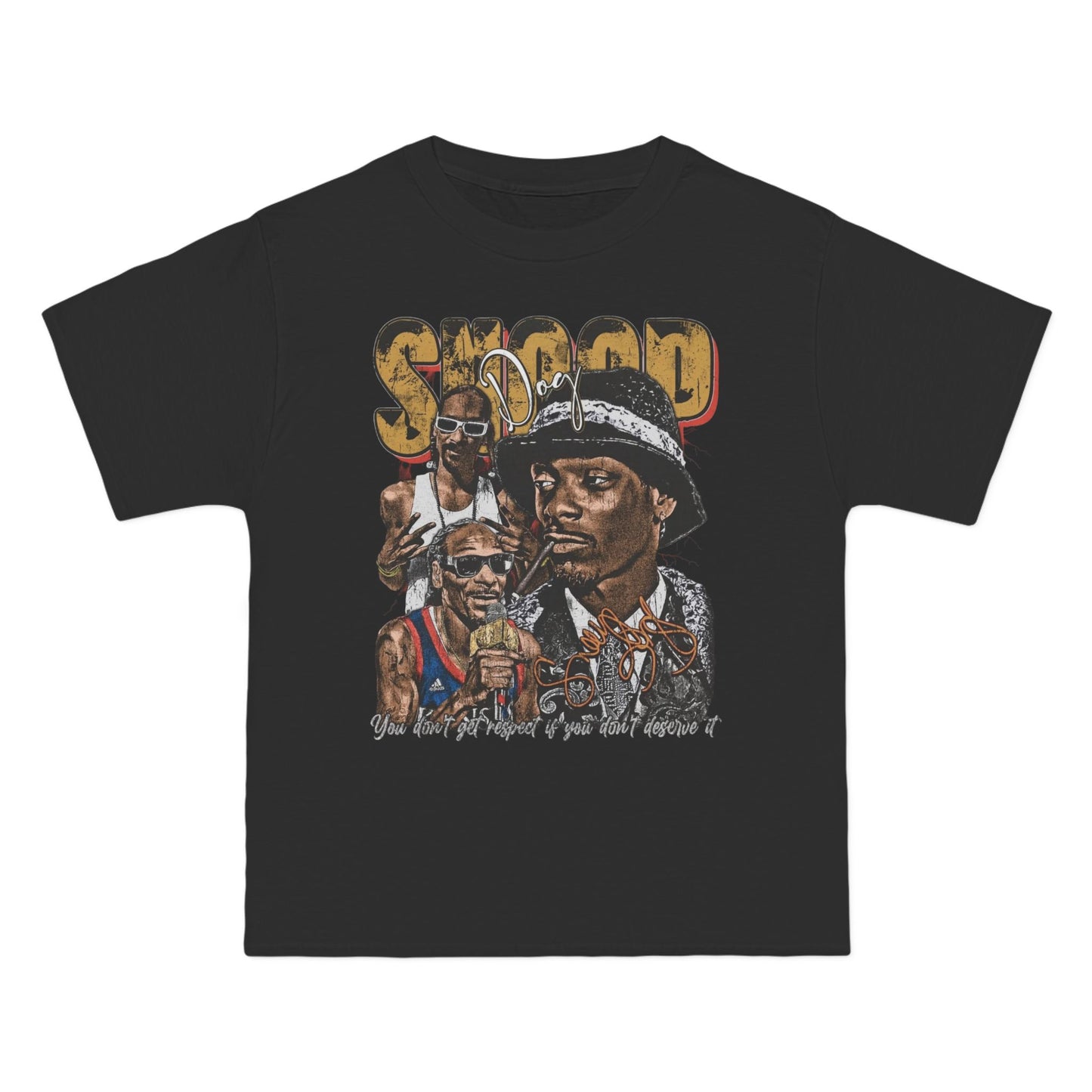 Snoop Vintage Portrait T-Shirt - Retro Hip Hop Graphic Tee