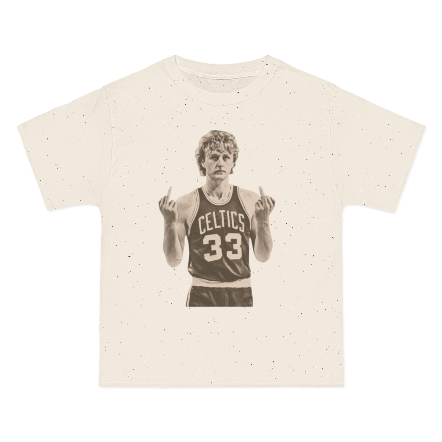 Vintage Larry bird Basketball Photo graphic T-Shirt - Retro Celtics Player Graphic