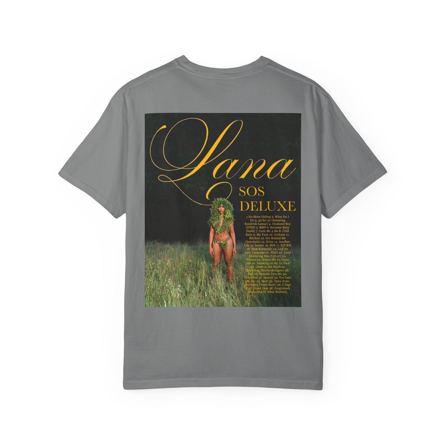 Lana SOS Deluxe Unisex Garment-Dyed T-Shirt | Nature-Inspired Design
