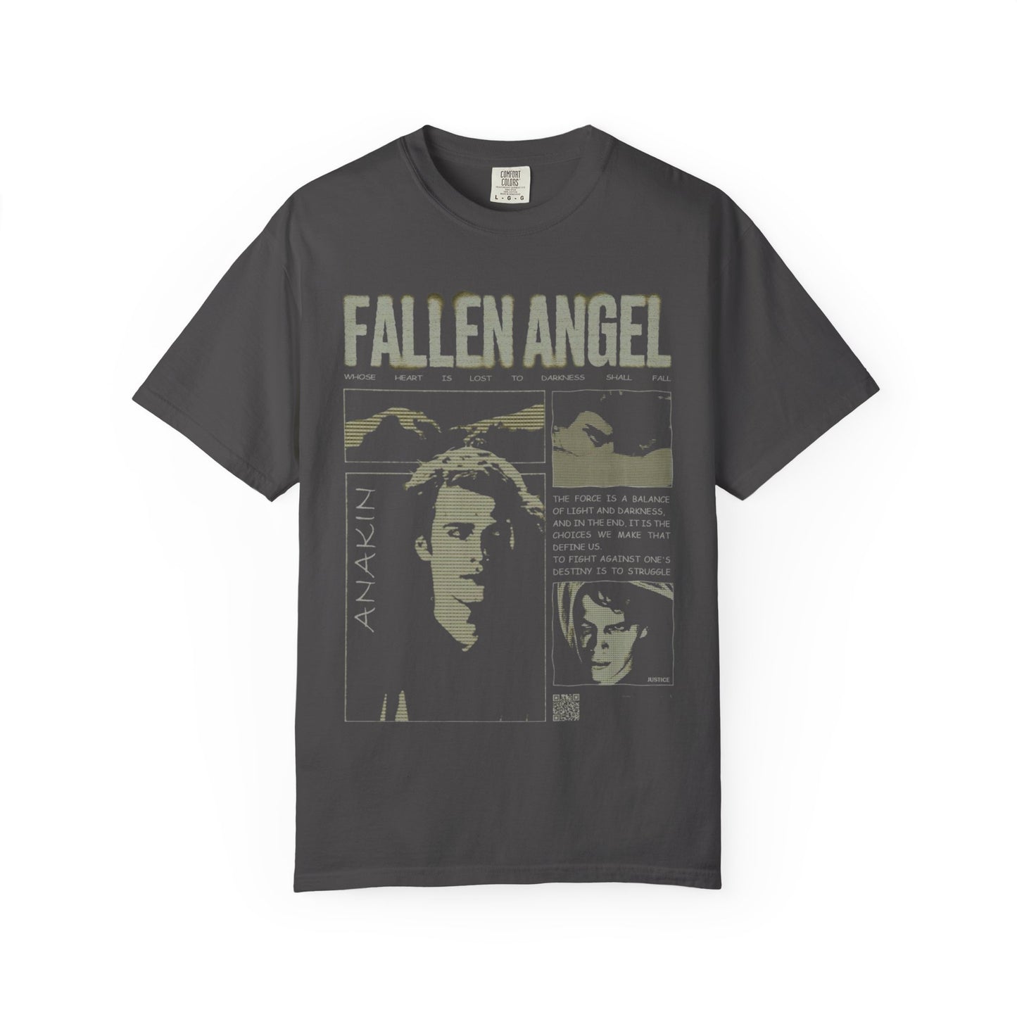 Fallen Angel Graphic T-Shirt — Vintage Anakin Comic Design