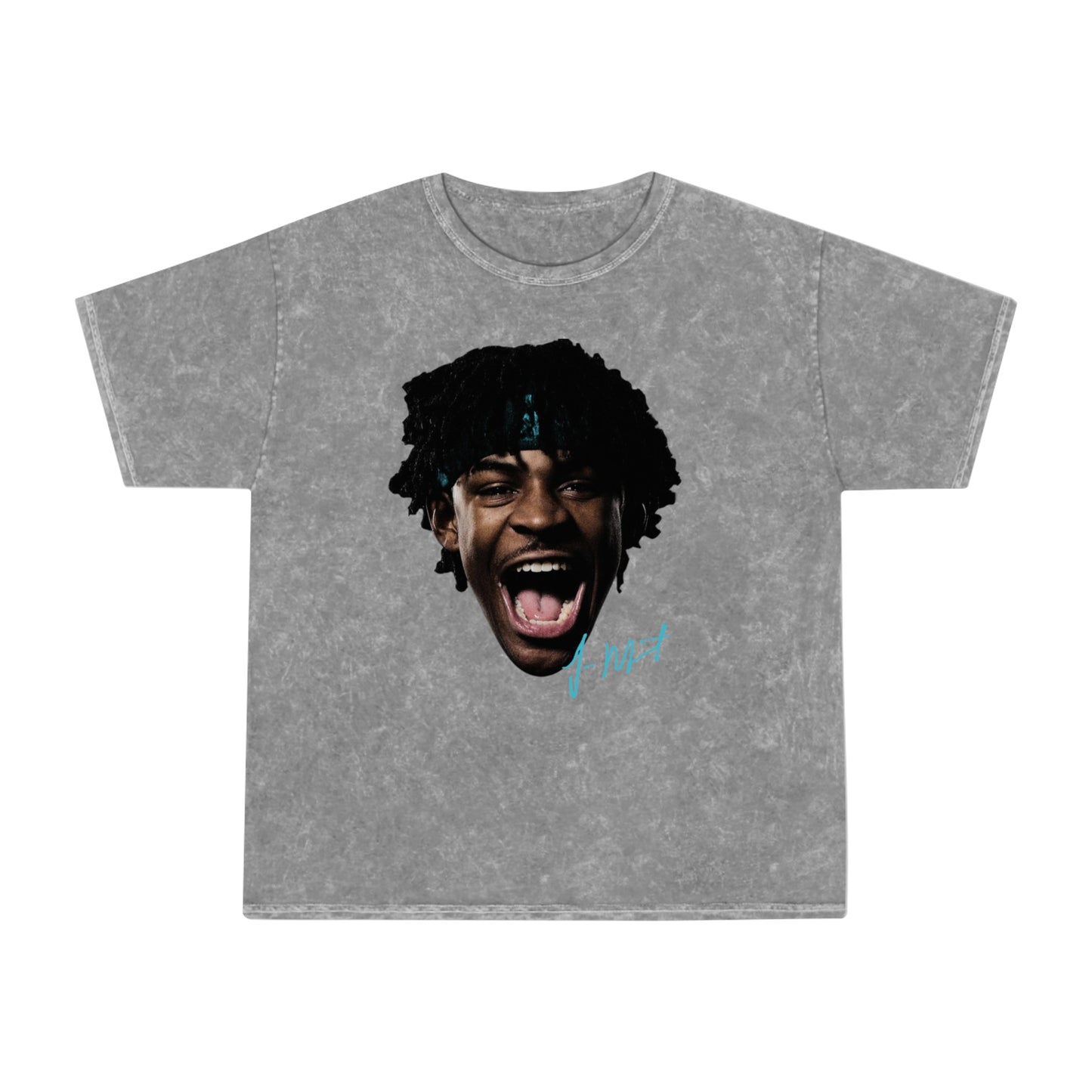 Mineral Wash Tee — ja morant  Bold Screaming Face Graphic