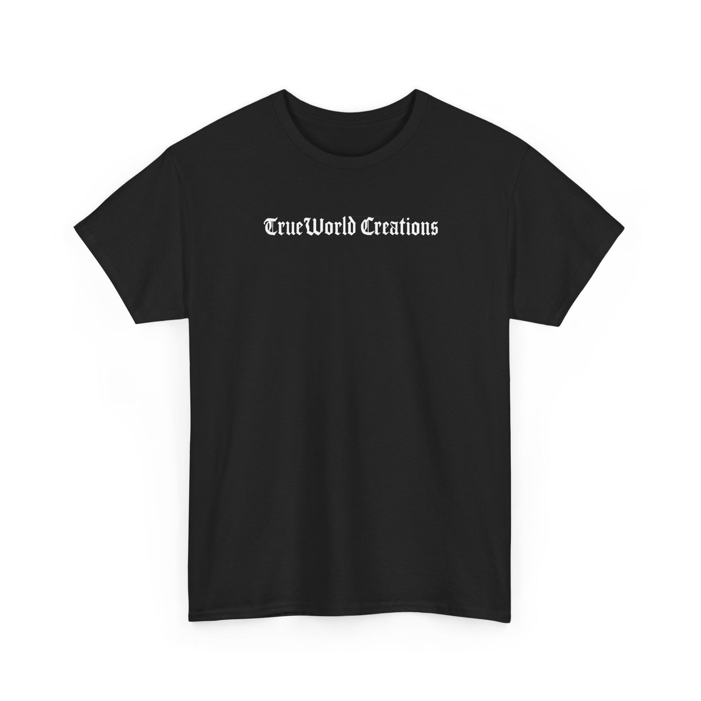True World Creations Graphic Tee — Retro  Santa Back Print
