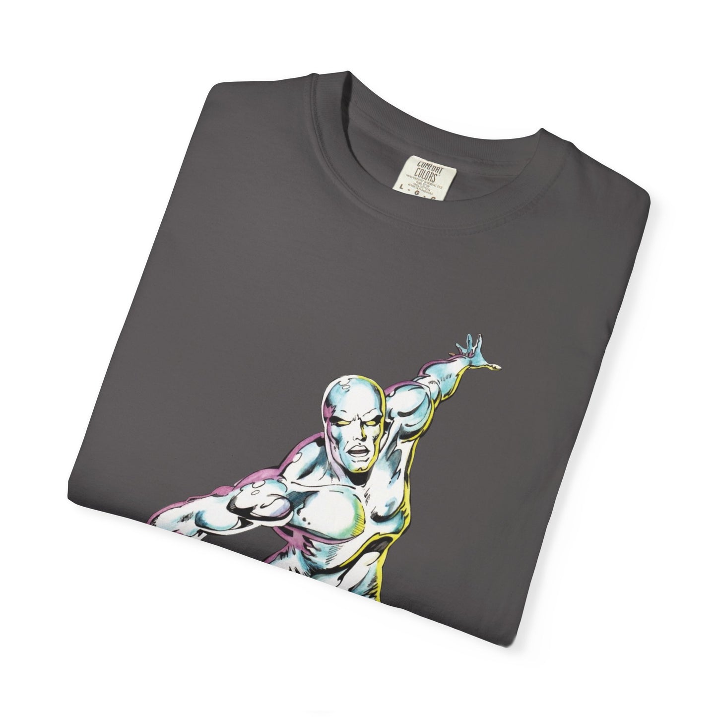 Surfing Silver Surfer Unisex T-Shirt, Retro T-Shirt, Comic Tee,
