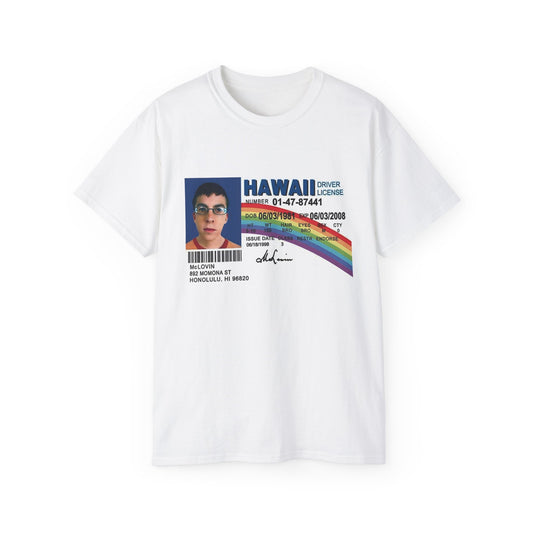 Mclovin ID Graphic T-shirt