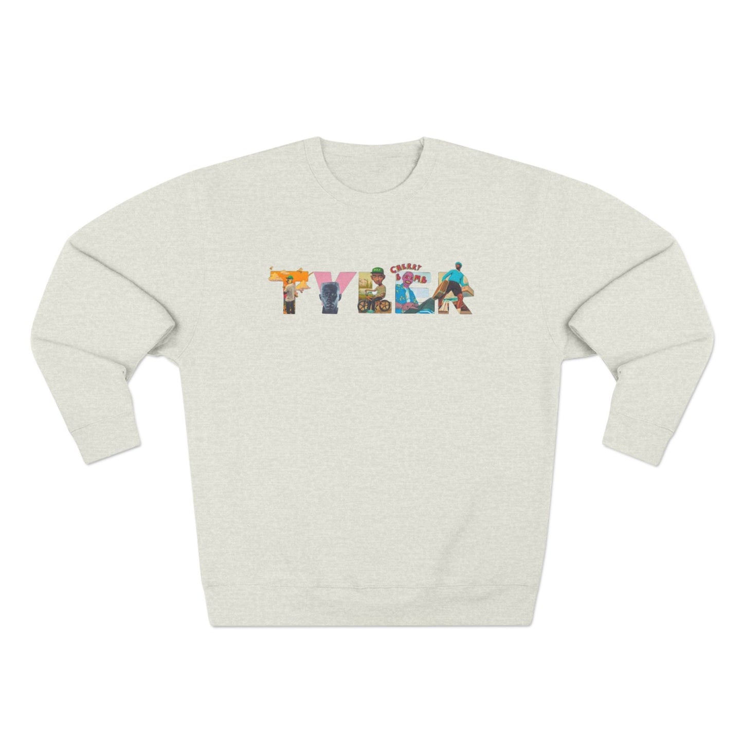 Tyler Crewneck Sweatshirt - Tyler the Creator  Music Album Nameplate Design