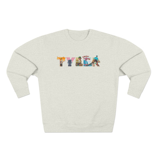 Tyler Crewneck Sweatshirt - Tyler the Creator  Music Album Nameplate Design