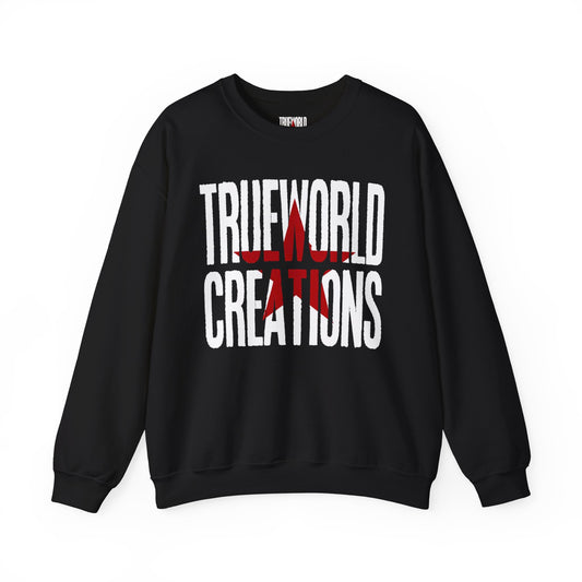 "TrueWorld Creations" graphic T-shirt