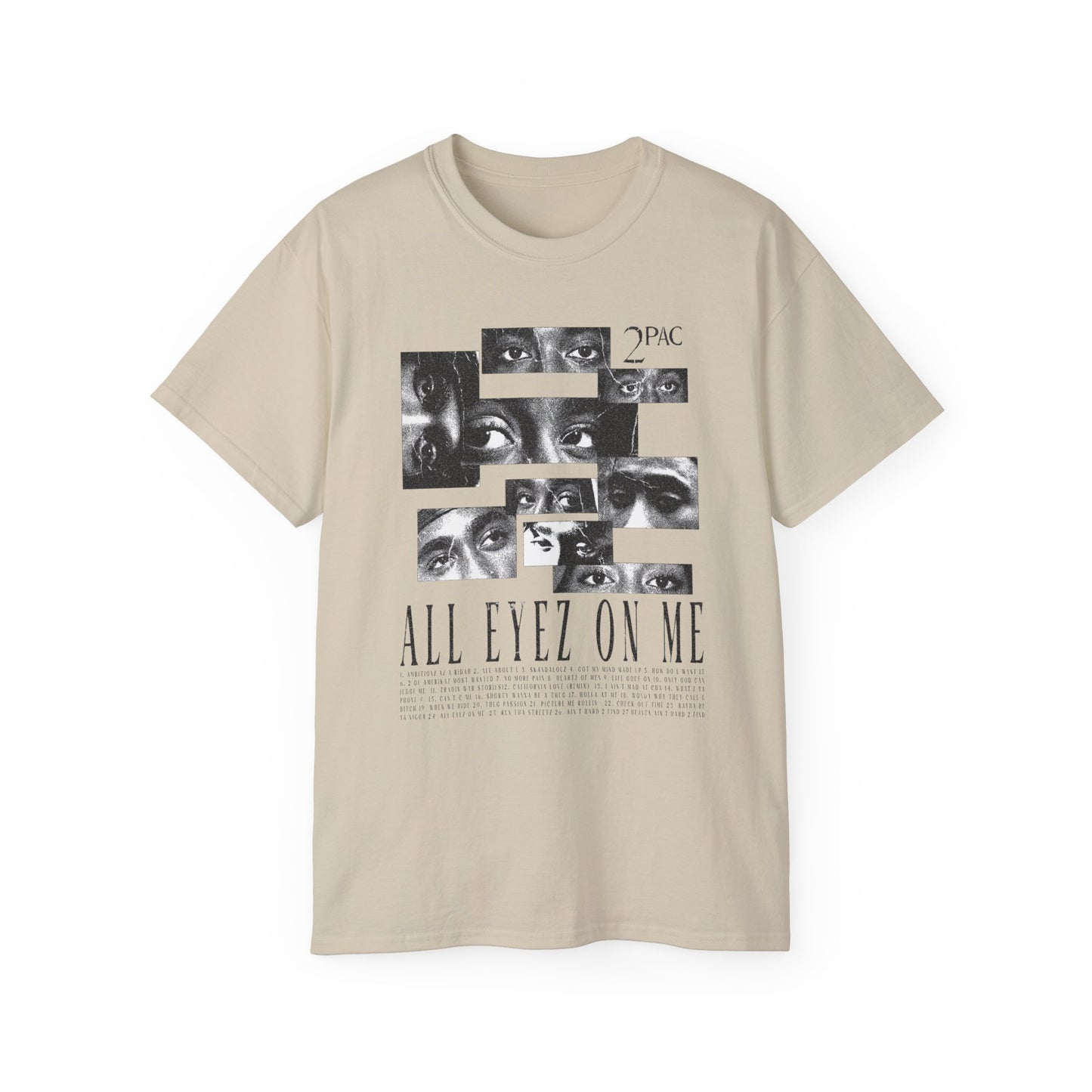 All eyes on me graphic T-shirt