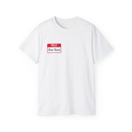 Funny Name tag *Spiderman graphic T-shirt