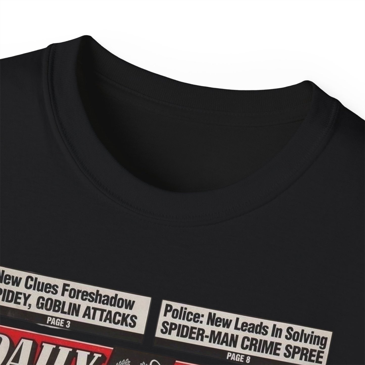 Spider-Man Daily bugle graphic Trendy Everyday T-shirt