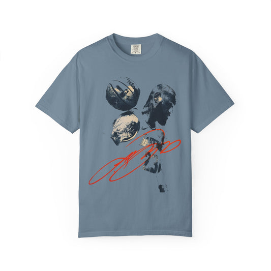 Basketball Silhouette Tee with lbj Signature Graphic