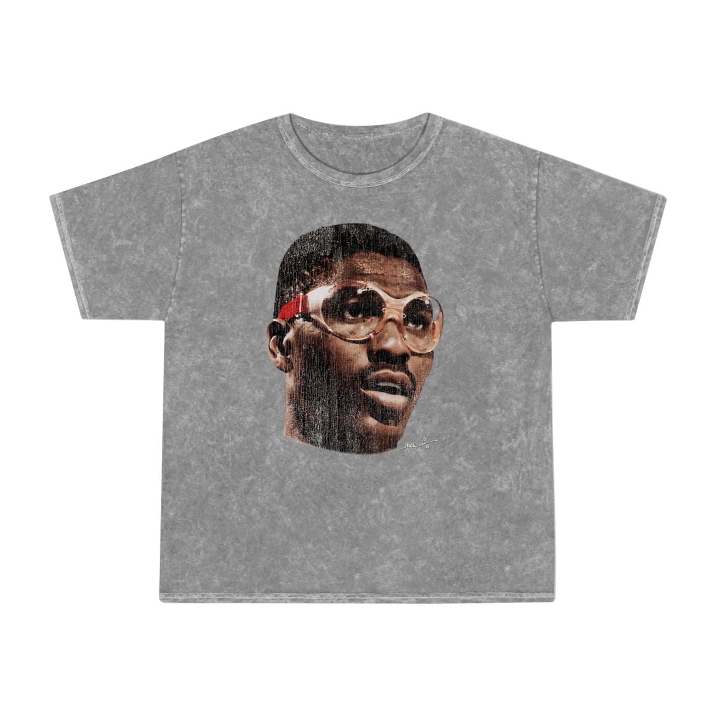 Retro Hakeem Sports Portrait T‑Shirt — Vintage Basketball Player Graphic