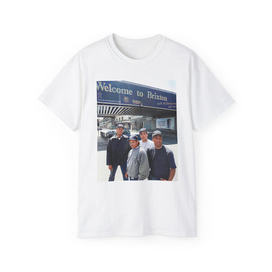 Welcome to Brixton Tee, Vintage Graphic T-Shirt