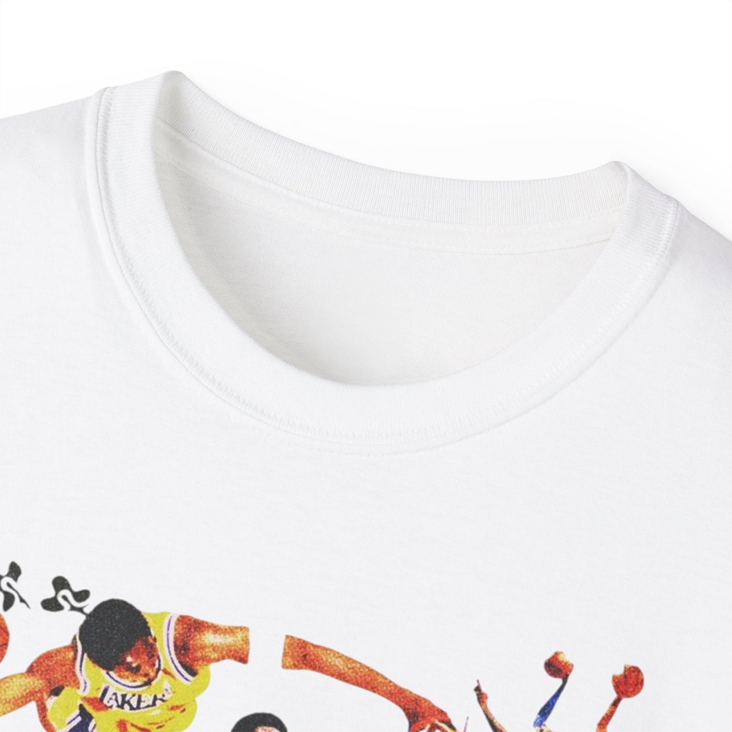 Basketball Collage Tee — "Obsession Beats Talent" Players Graphic T-Shirt