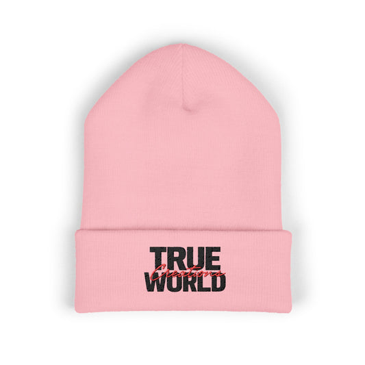Embroidered Classic Cuffed Beanie - True World Creations