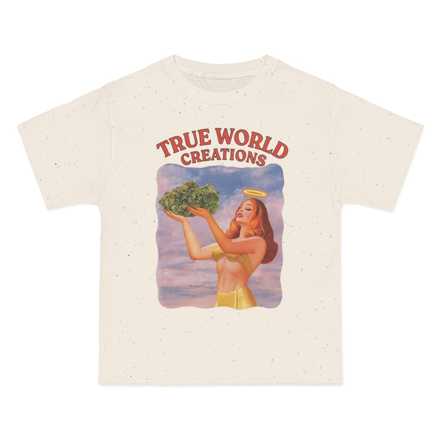 TWC Vintage-Inspired Graphic Tee, Retro Graphic cotton crewneck T-shirt