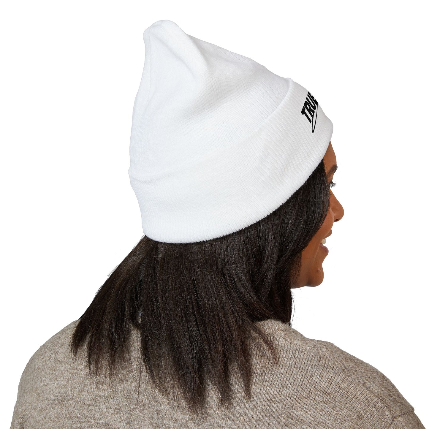 True World Embroidered Cuffed Beanie — TWC Classic Winter Knit Hat