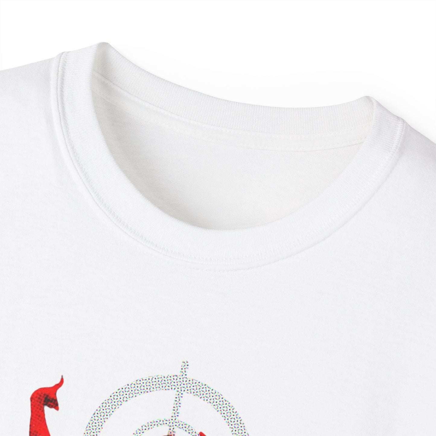 Basketball Shooter James harden Silhouette — Red Player Target Graphic T-shirt