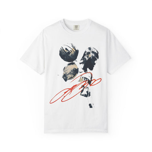 Basketball Silhouette Tee with lbj Signature Graphic