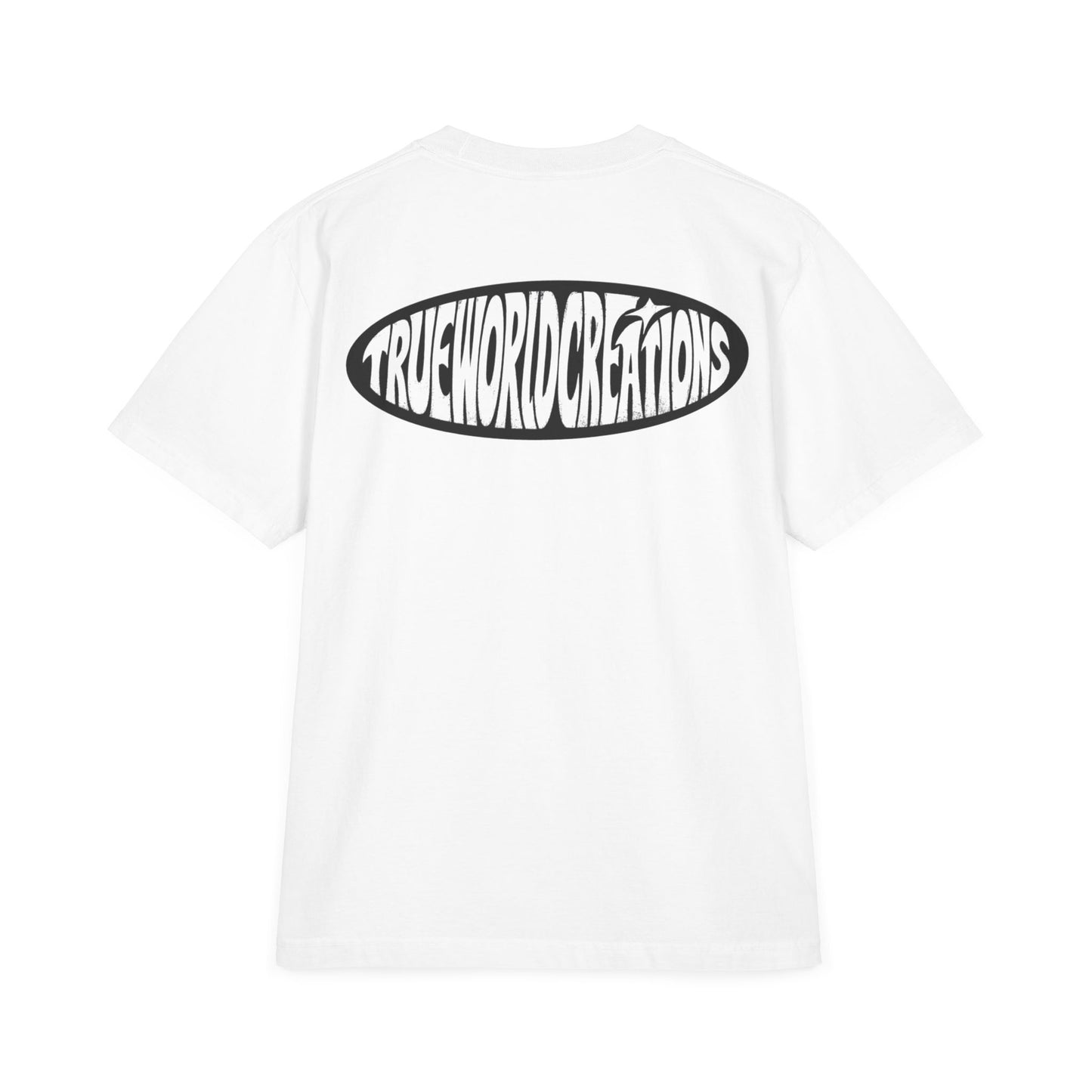 TrueWord Creations Graphic T-Shirt — Minimal Oval Logo Tee