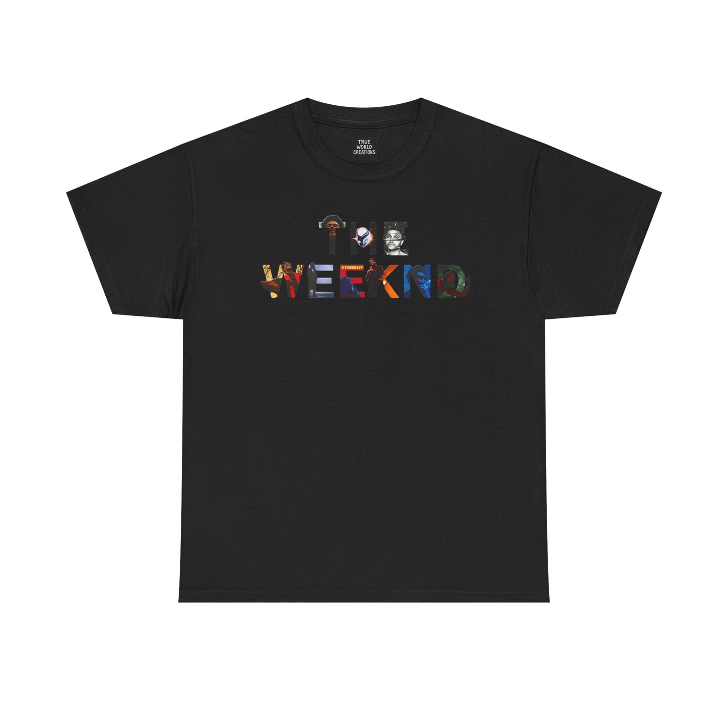 Unisex Heavy Mixed Album Weekend Graphic Cotton Tee