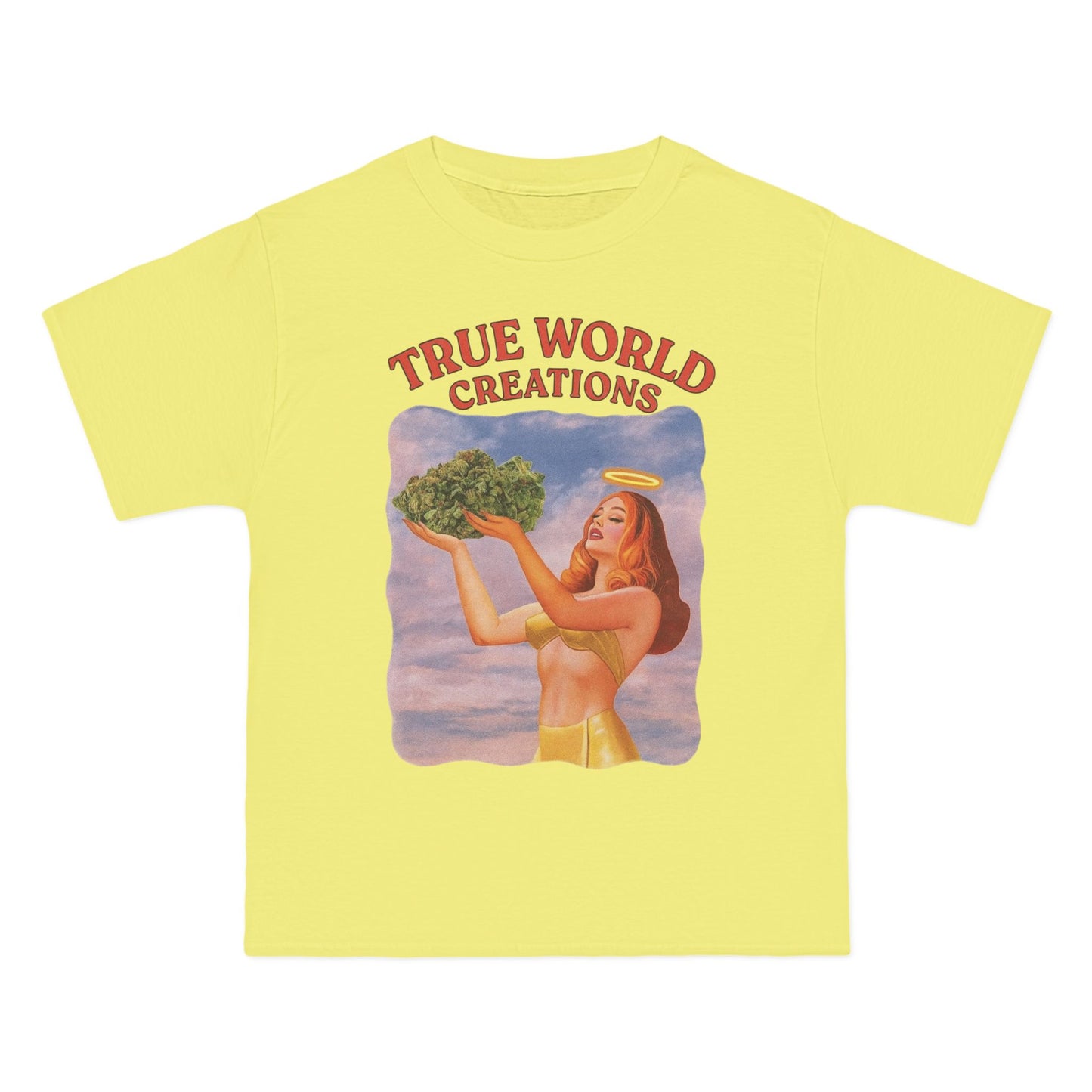TWC Vintage-Inspired Graphic Tee, Retro Graphic cotton crewneck T-shirt