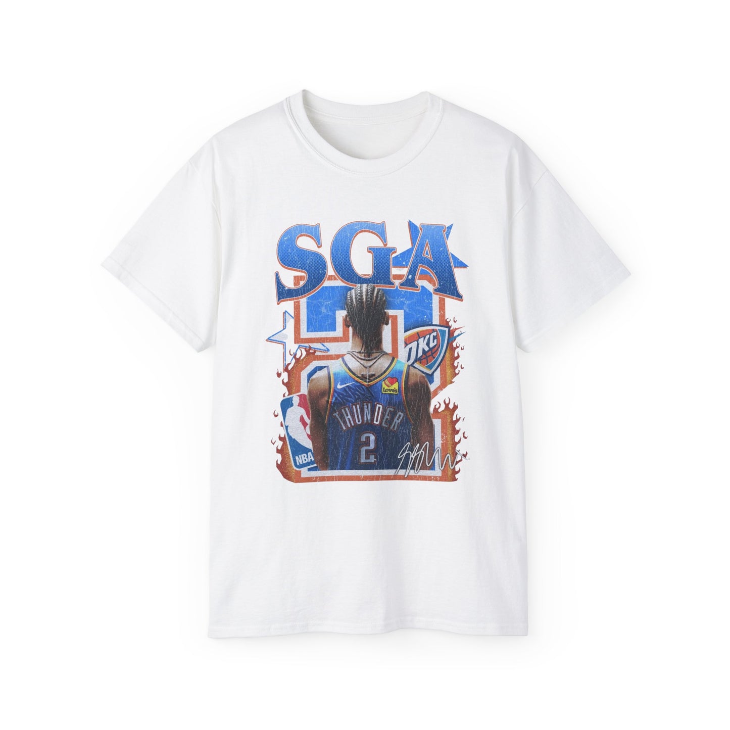 SGA Thunder Basketball T‑Shirt — OKC Thunder Shai Gilgeous‑Alexander Fan Tee