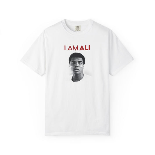 I AM ALI Unisex Garment-Dyed T-Shirt - Iconic Statement Tee