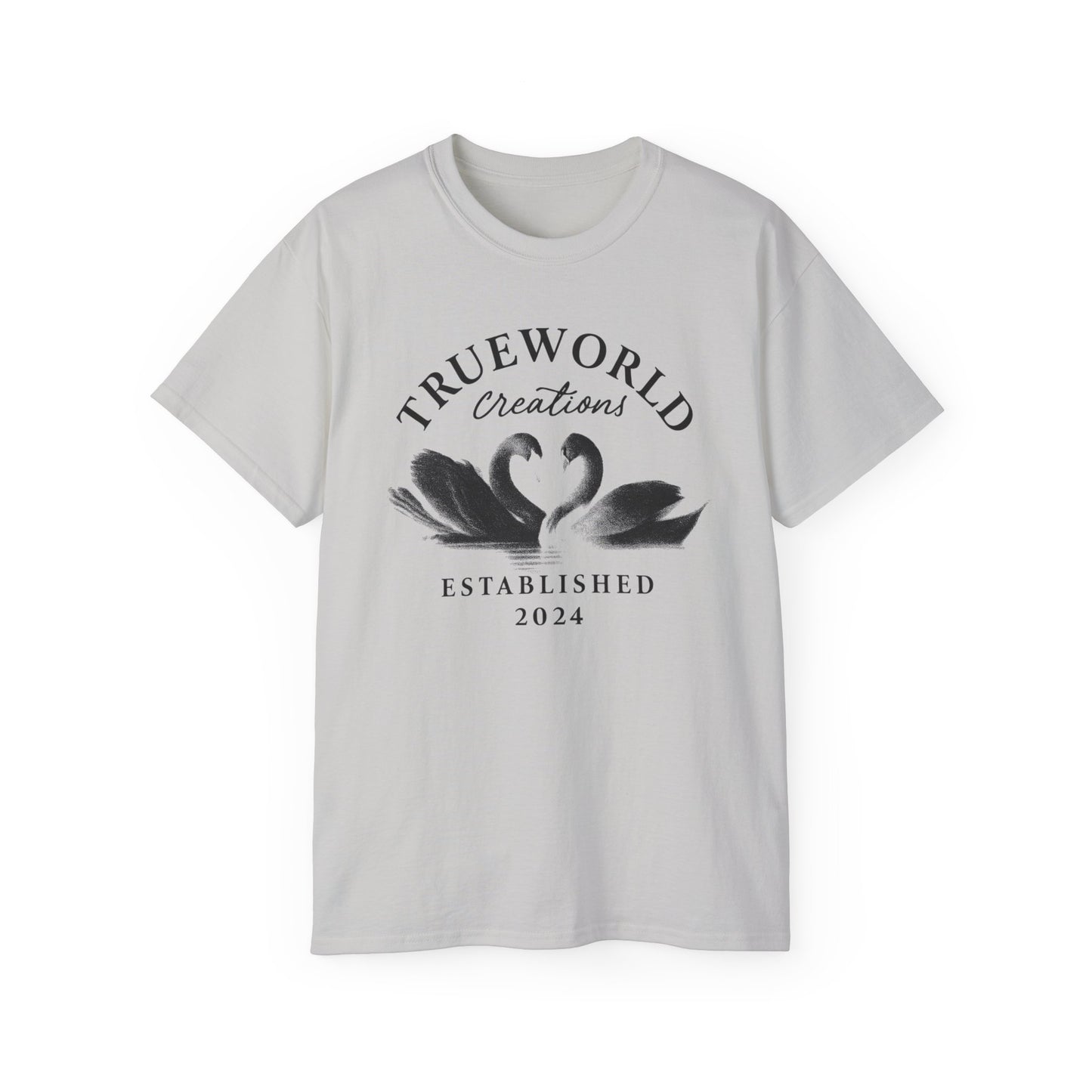 TWC Heartfelt Swans Graphic T-shirt