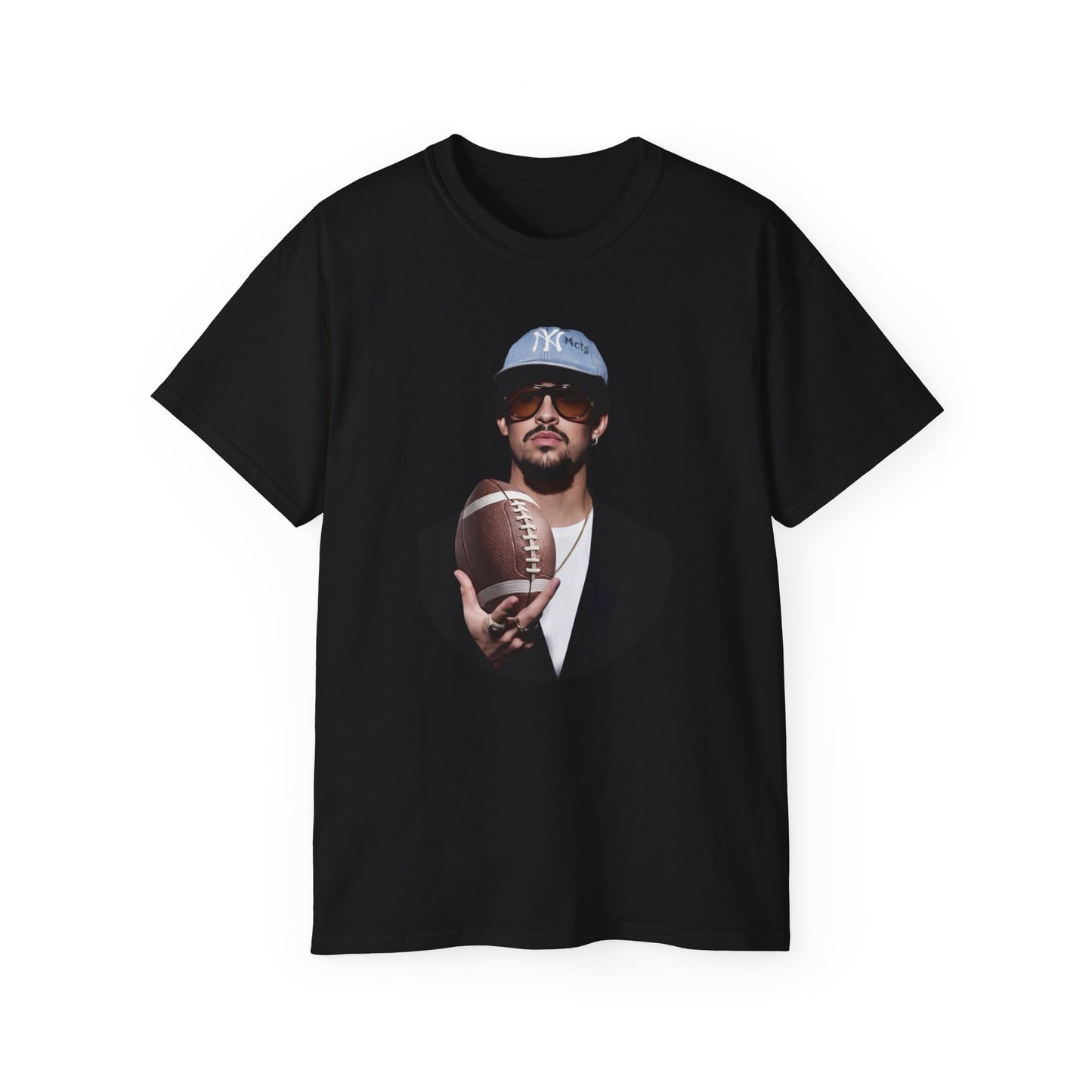 T-Shirt — Super Bowl Lil Bunny Logo Tee with Player Portrait