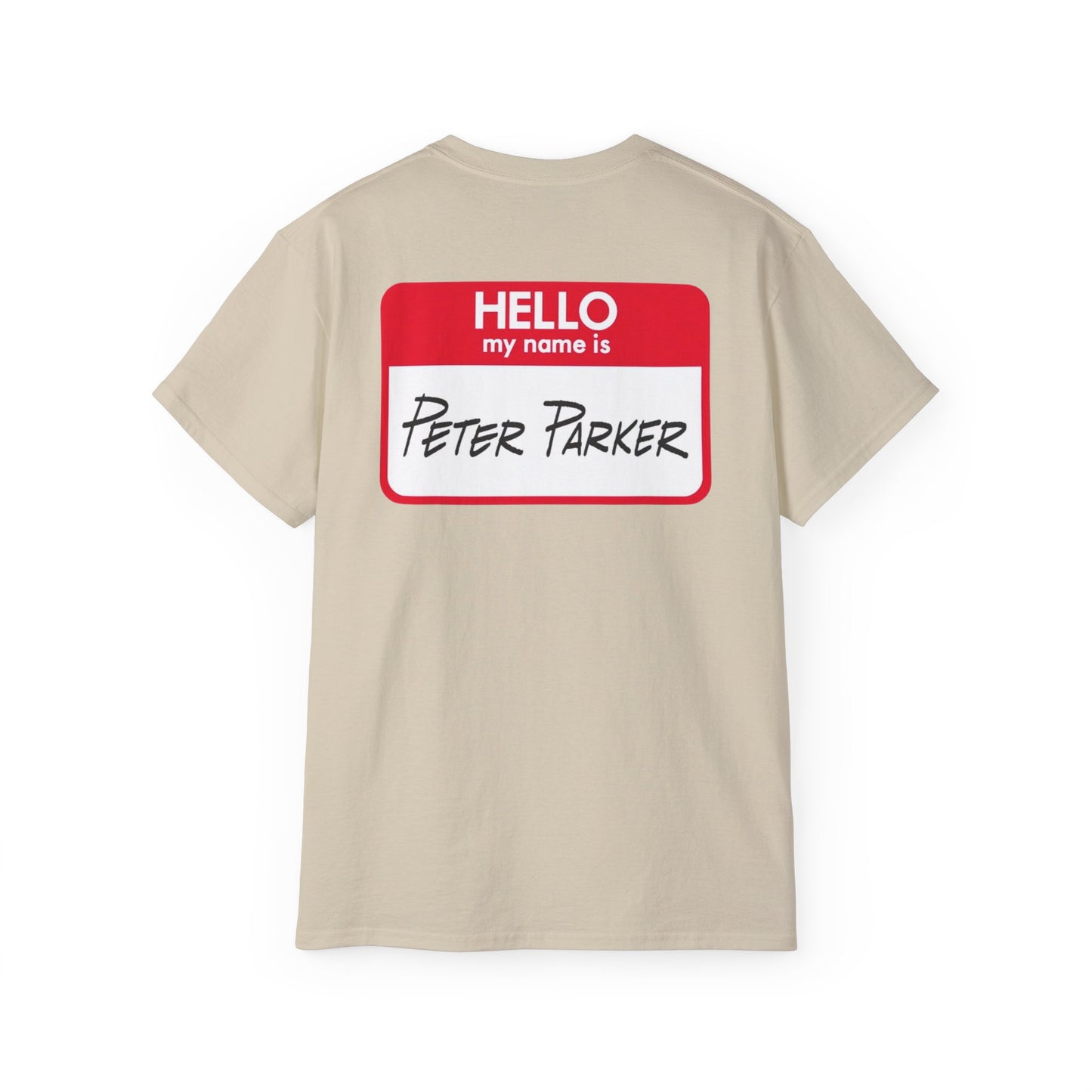Funny Name tag *Spiderman graphic T-shirt