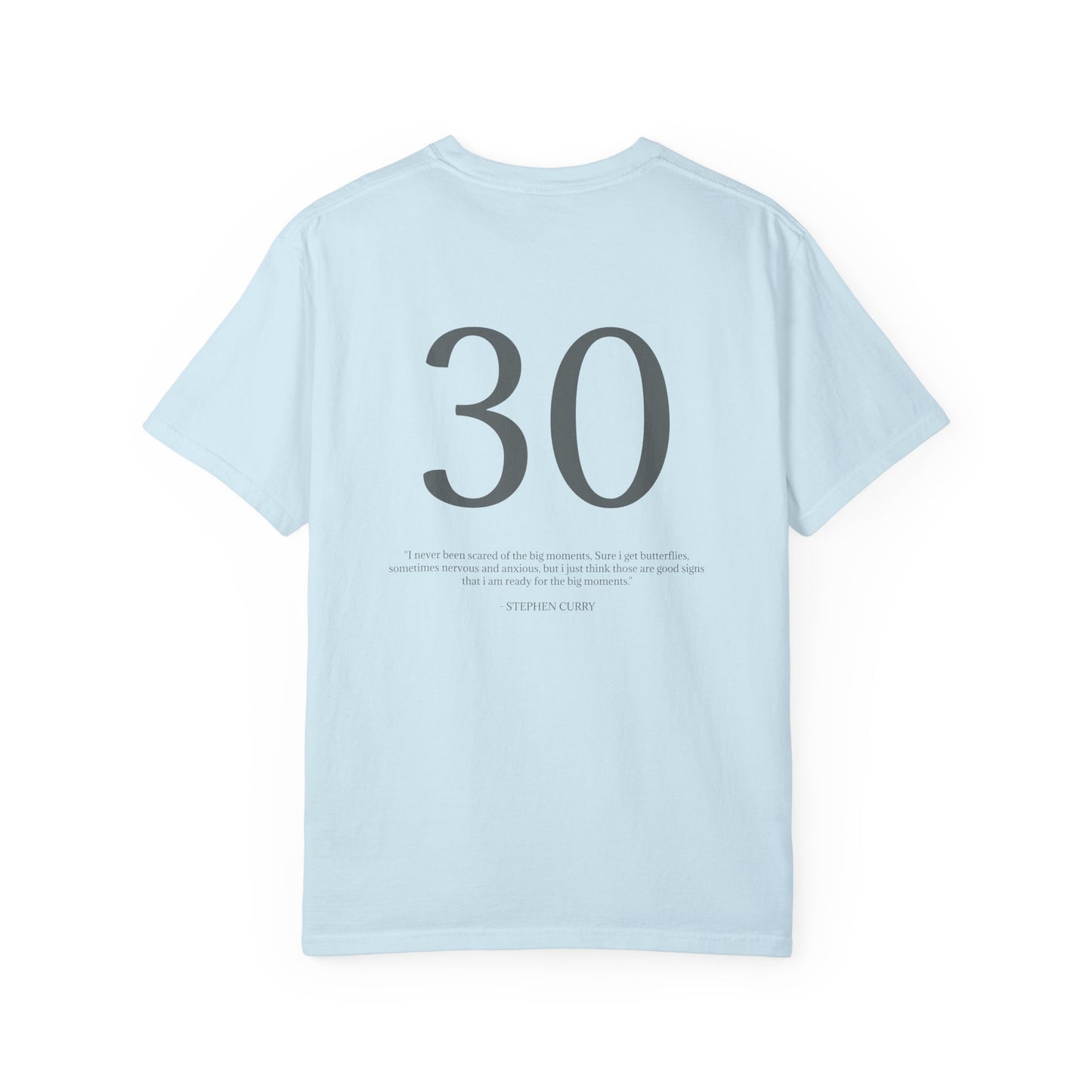 Graphic Tee Steph Curry Blue Jersey Number Quote Unisex T-shirt