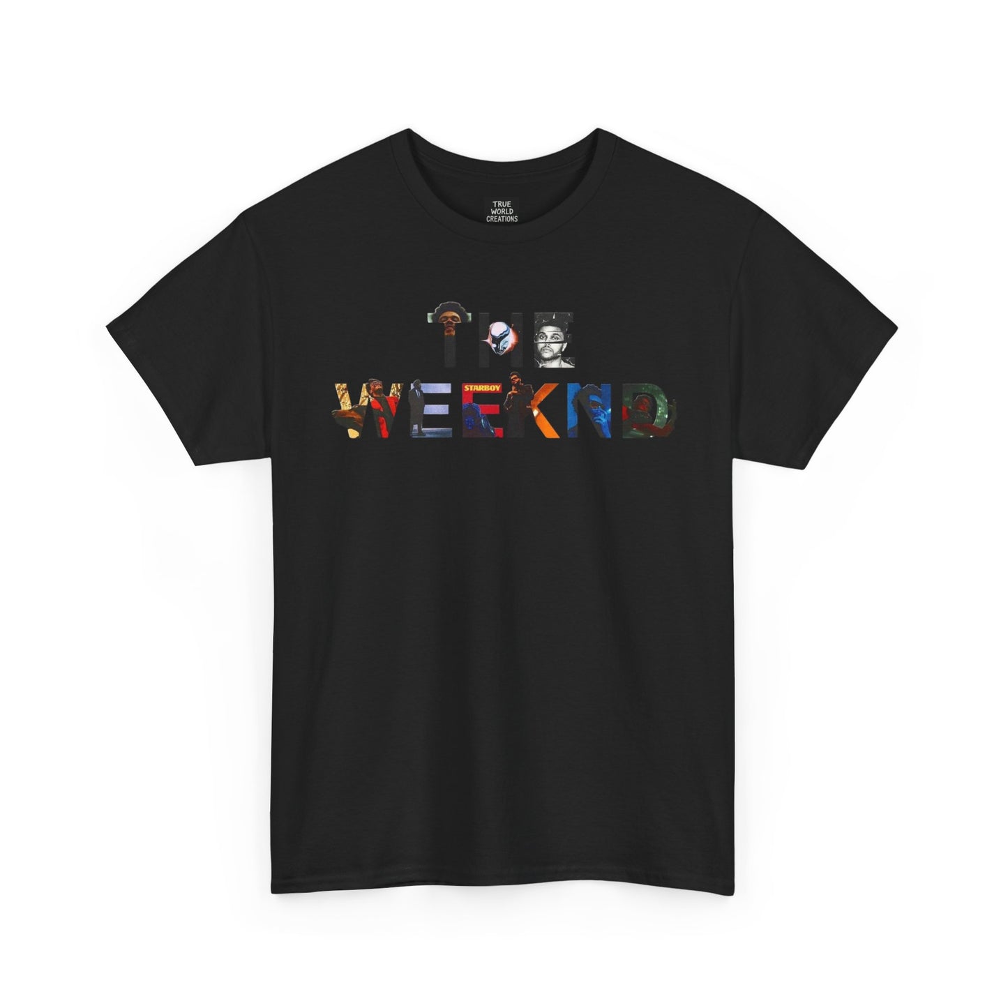 Unisex Heavy Mixed Album Weekend Graphic Cotton Tee
