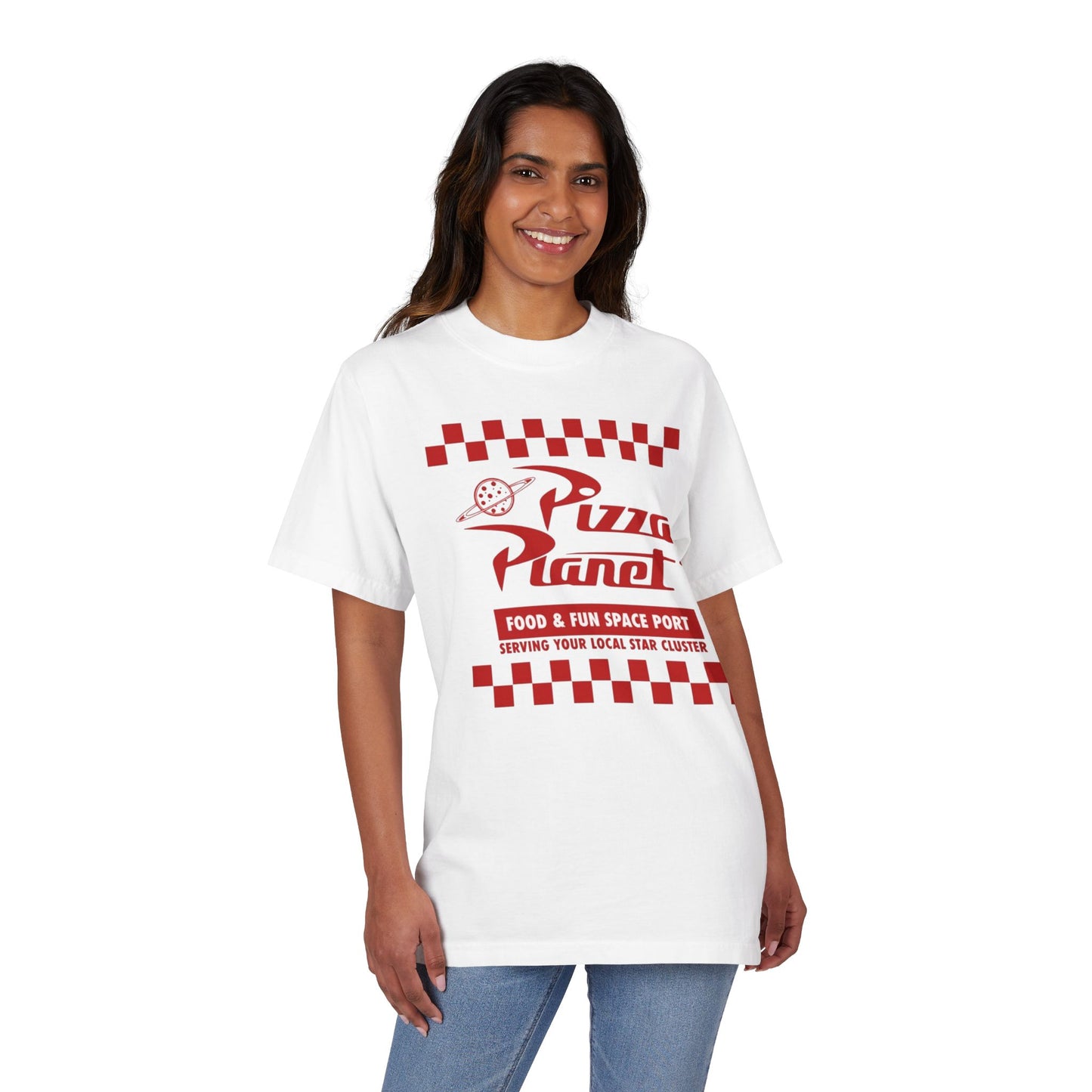 Pizza Planet Graphic T‑Shirt — Retro Toy Story graphic