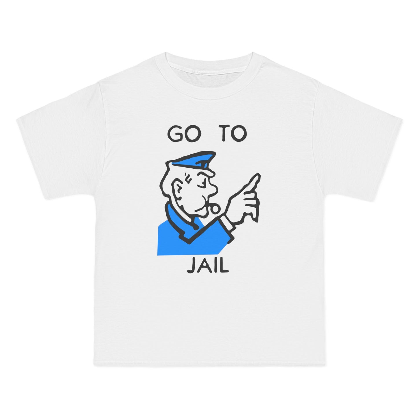 Funny Go to Jail Short-Sleeve graphic T-Shirt for Game Night