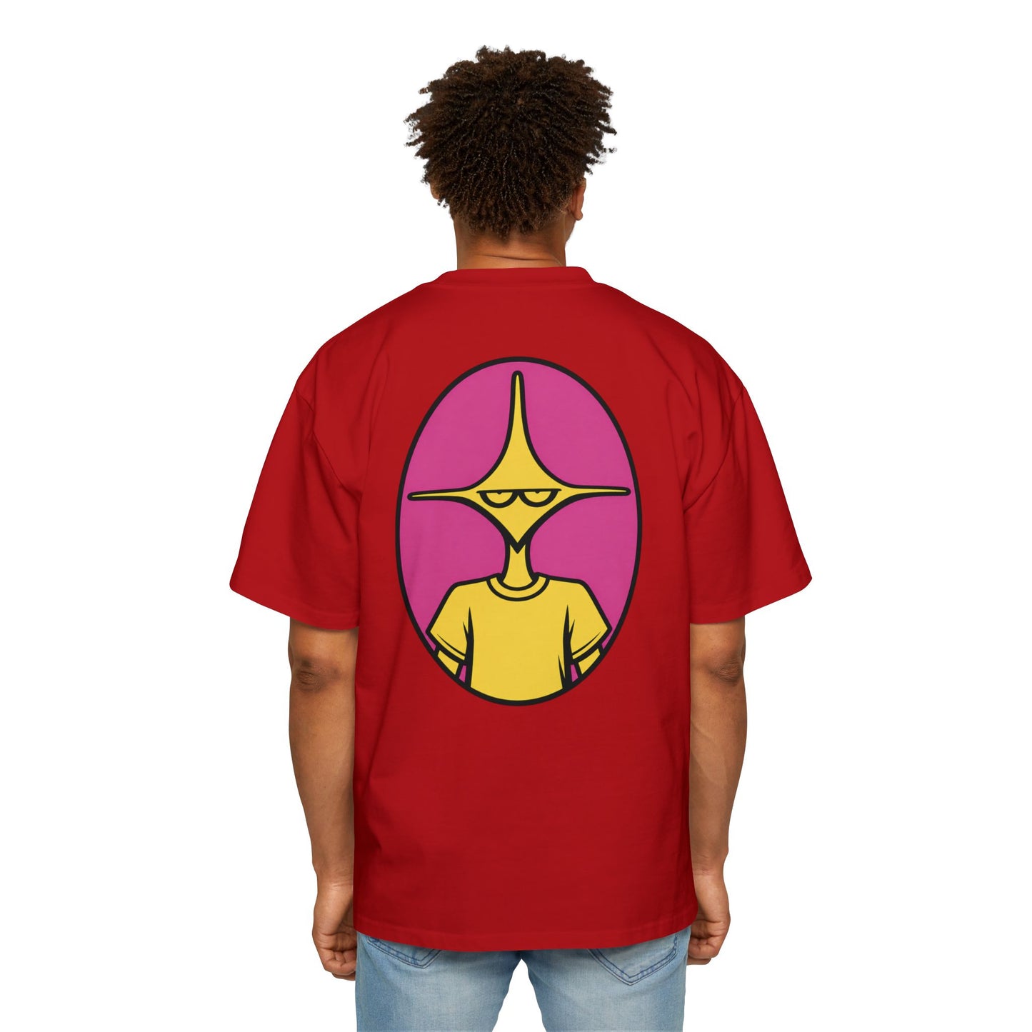 True World Creations Logo & Retro Alien Back Print