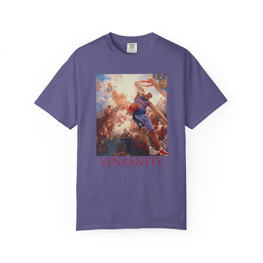 VINSANITY Basketball T-shirt | Unisex Garment-Dyed Tee | Vince Carter Inspired Design