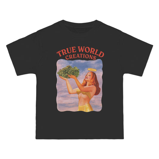 TWC Vintage-Inspired Graphic Tee, Retro Graphic cotton crewneck T-shirt