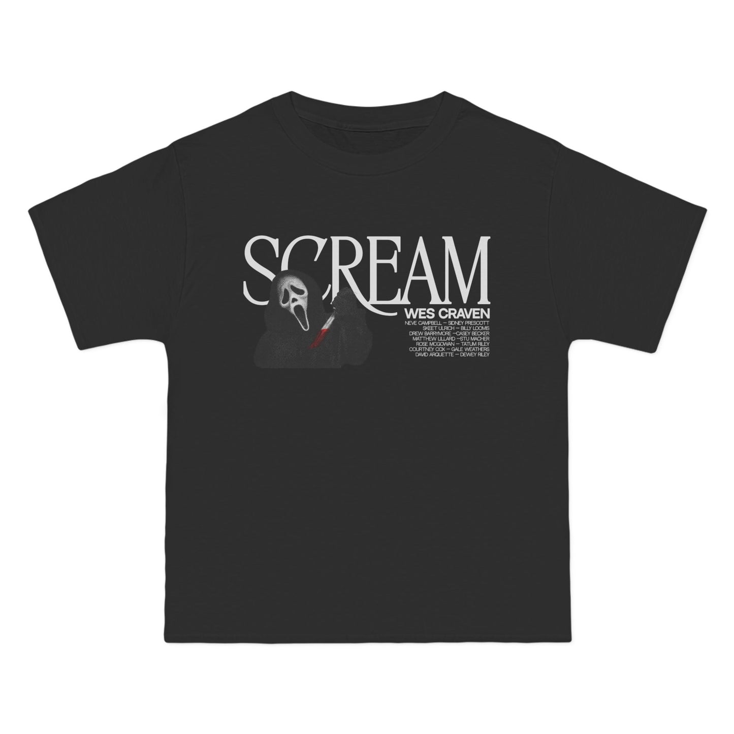 Scream Movie Poster T-Shirt — Vintage Horror Graphic Tee
