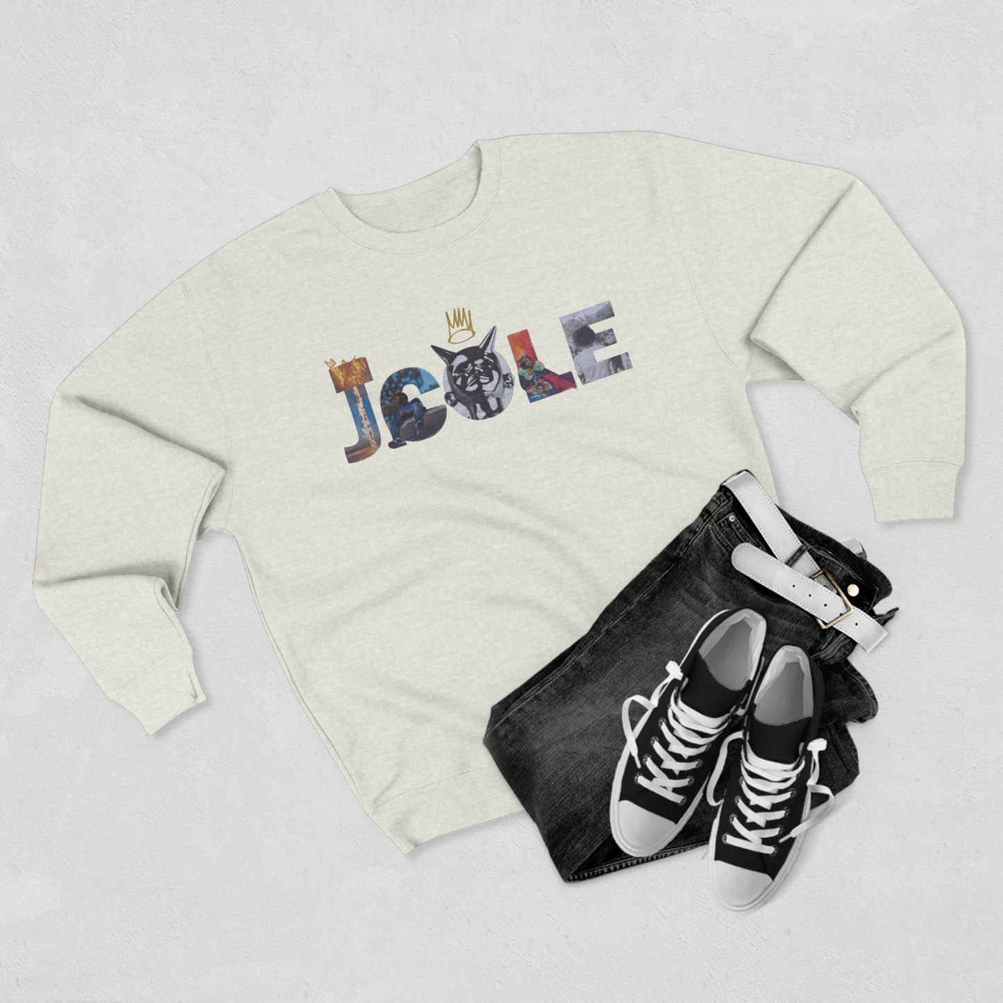 J. Cole Namplate -Music/Album Inspired Crewneck Sweatshirt - Comfortable and Stylish