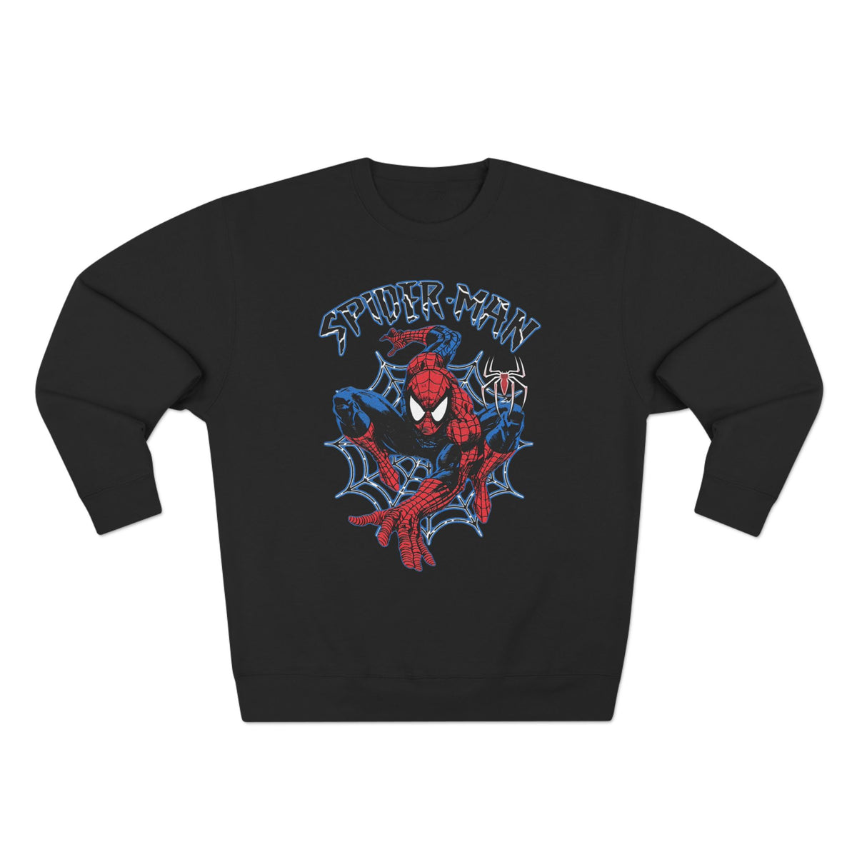 Spider-Man Graphic Sweatshirt — Retro Comic Web Design