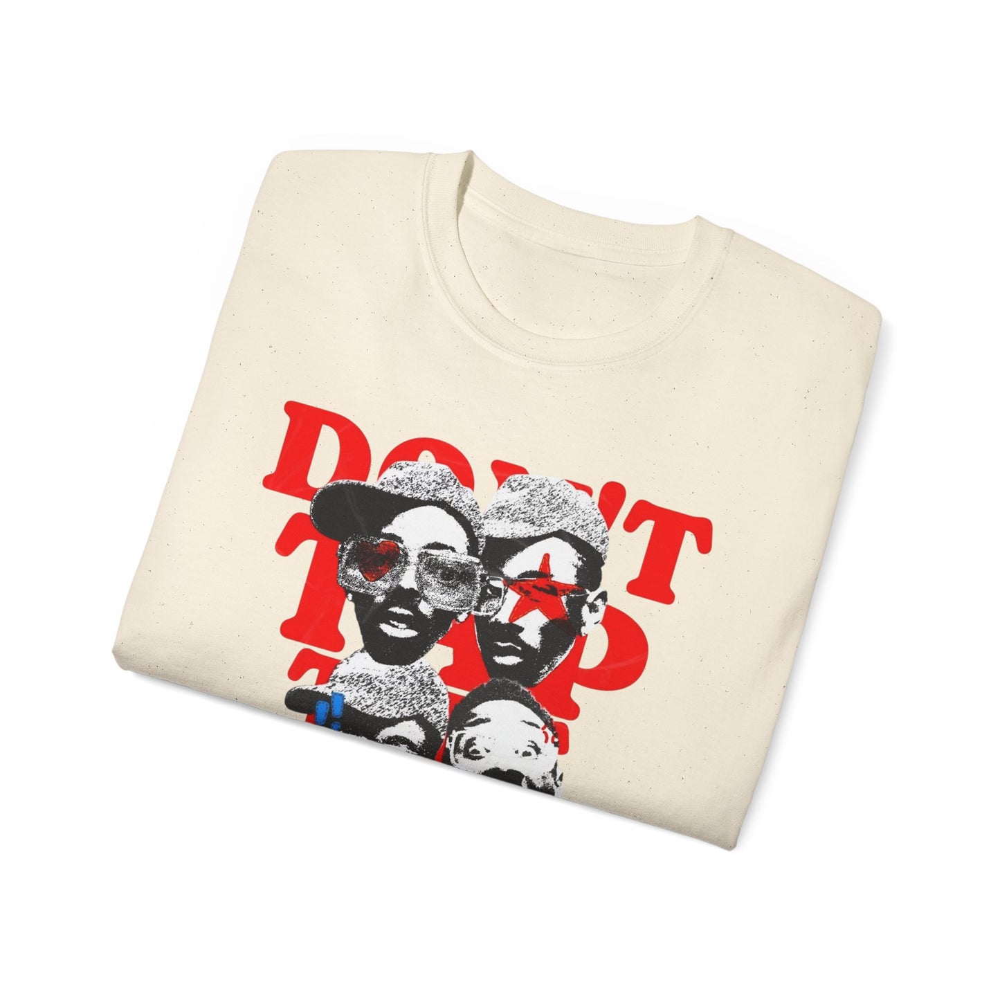 Vibrant Graphic Tee - "Don't tap the Glass” Tyler
