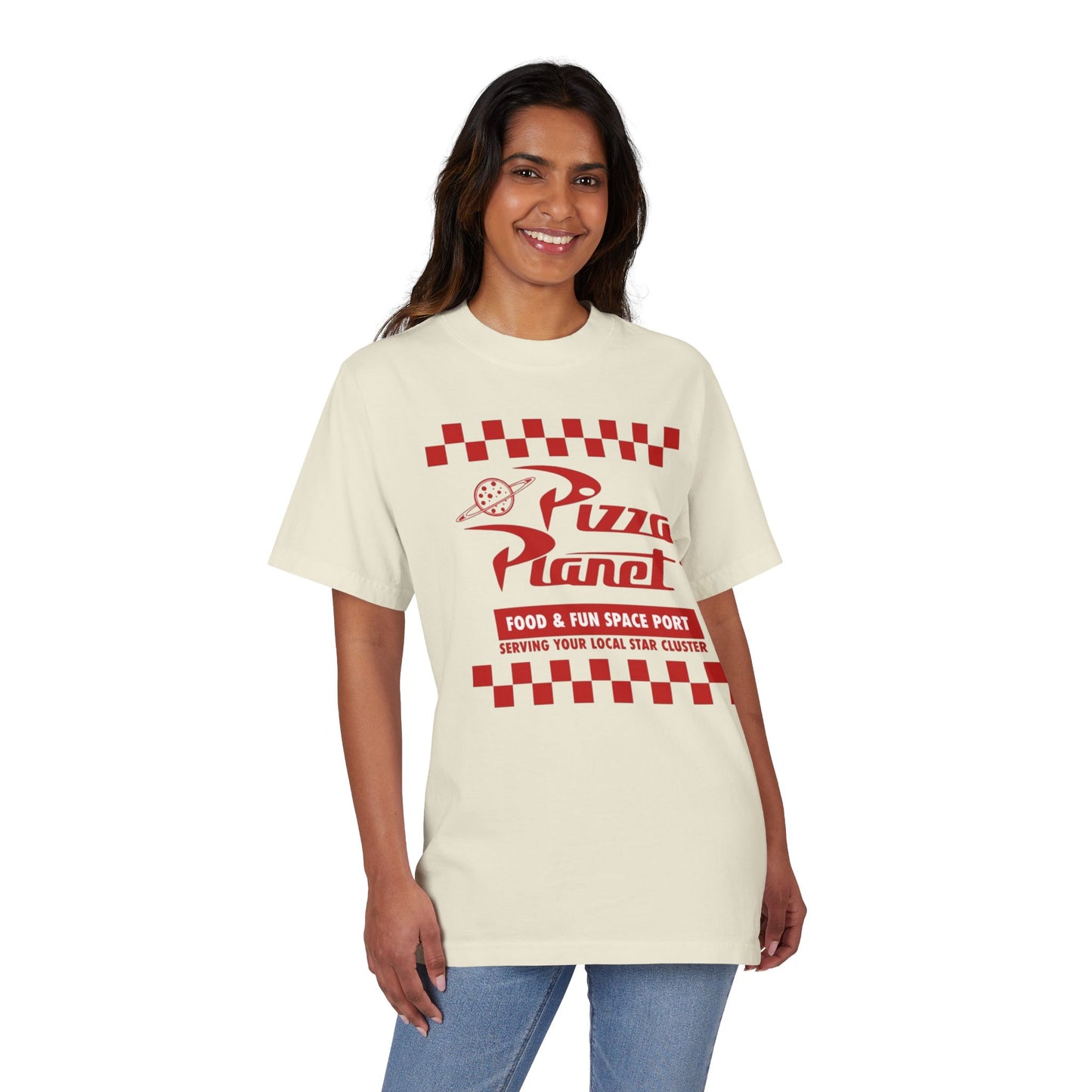 Pizza Planet Graphic T‑Shirt — Retro Toy Story graphic