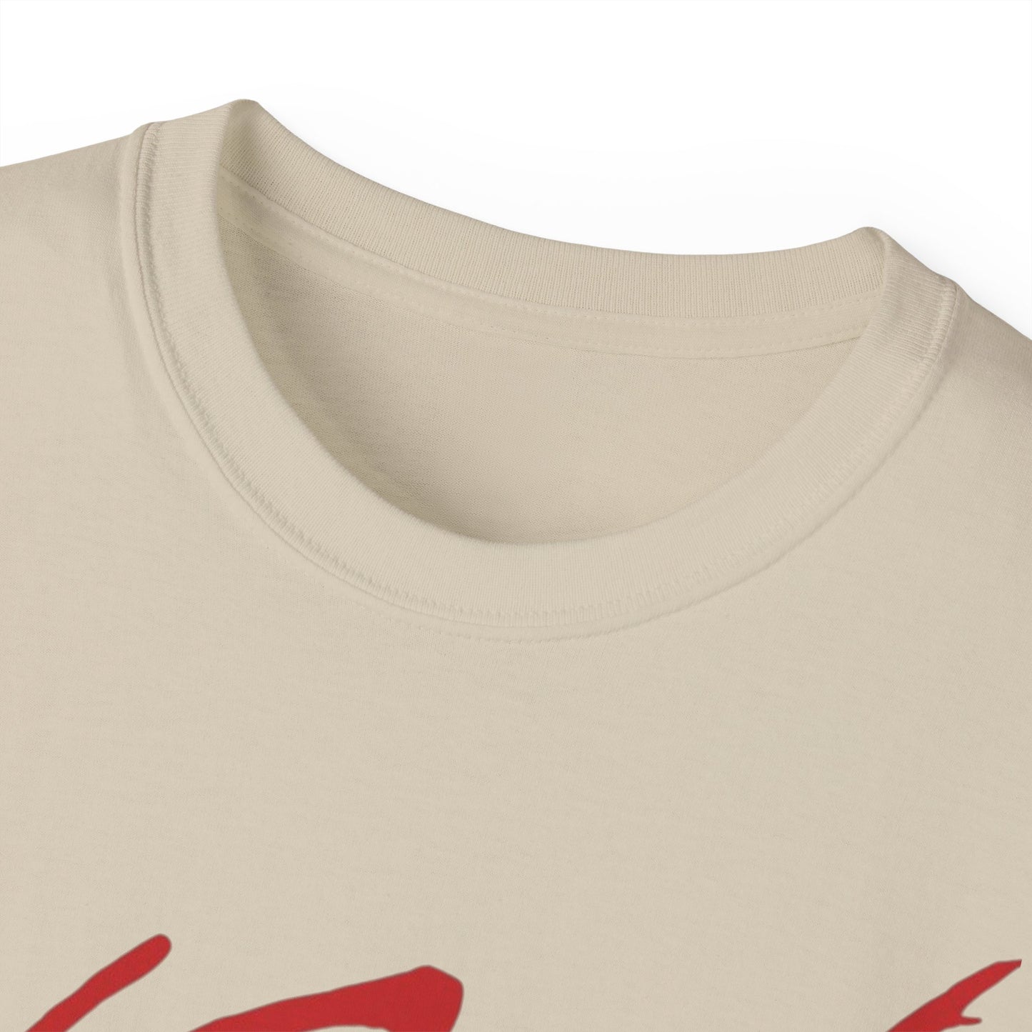 Red Drip Carti Graphic Tee — 'Red' Script Blood-Style Design