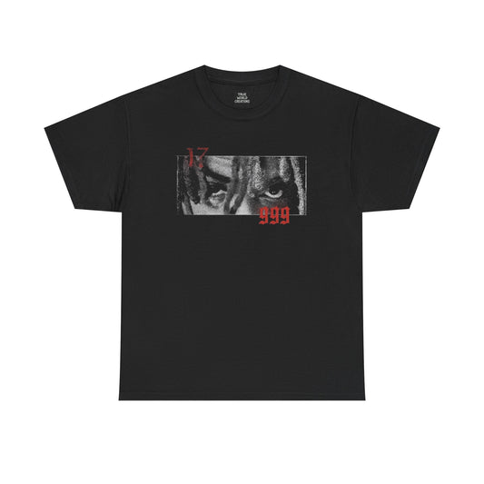 Unisex Heavy Cotton Tee - Bold Graphic with 17 & 999 Design