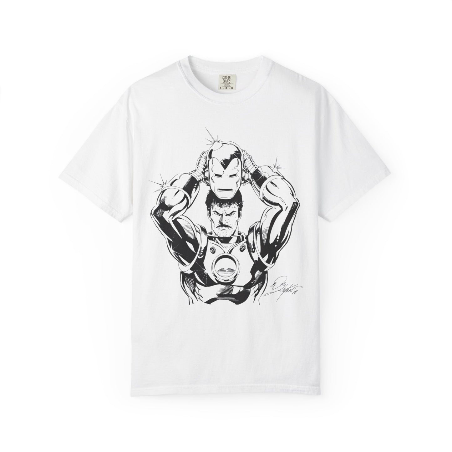 Iron man Hero Sketch graphic T-Shirt