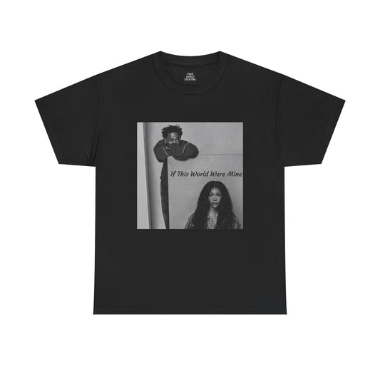 Unisex Heavy Cotton Tee - 'If This World Were Mine' Graphic Tee
