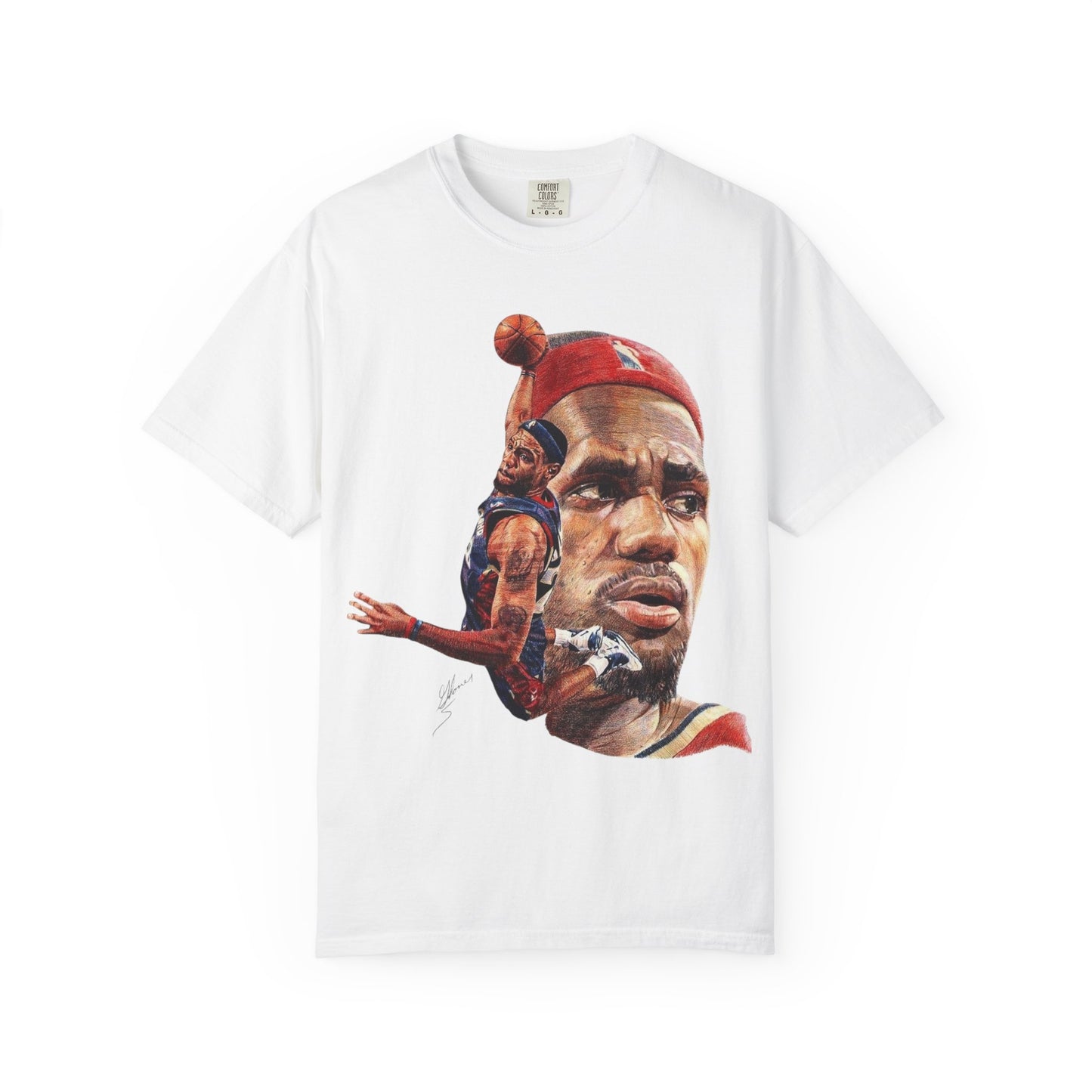 LeBron Basketball Legend Portrait T-Shirt