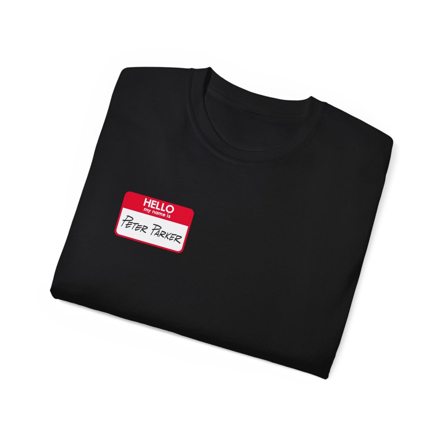 Funny Name tag *Spiderman graphic T-shirt