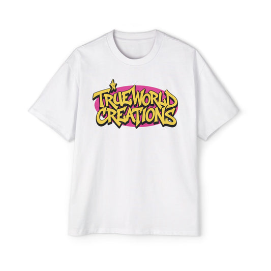 True World Creations Logo & Retro Alien Back Print